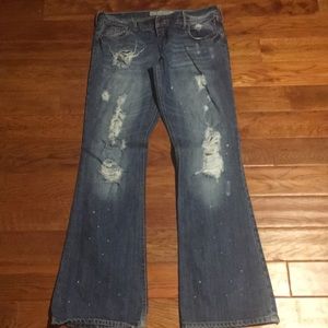 Hollister distressed jeans